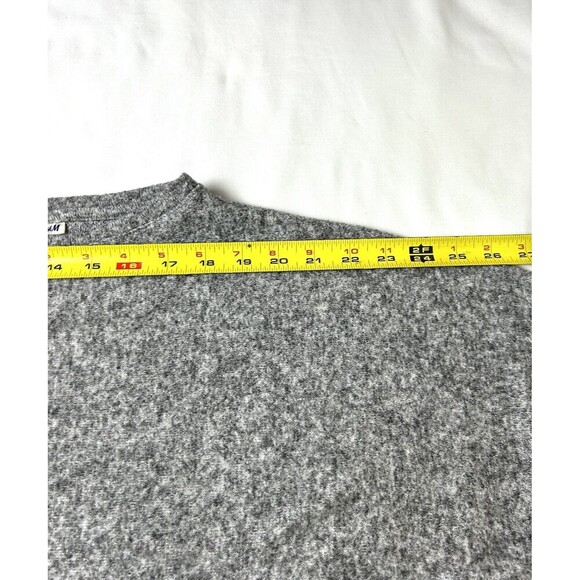 Label of Graded Goods H&M Gray Marled Crop Sweater Size L. SKU LRC4-2‎ - Picture 2 of 6